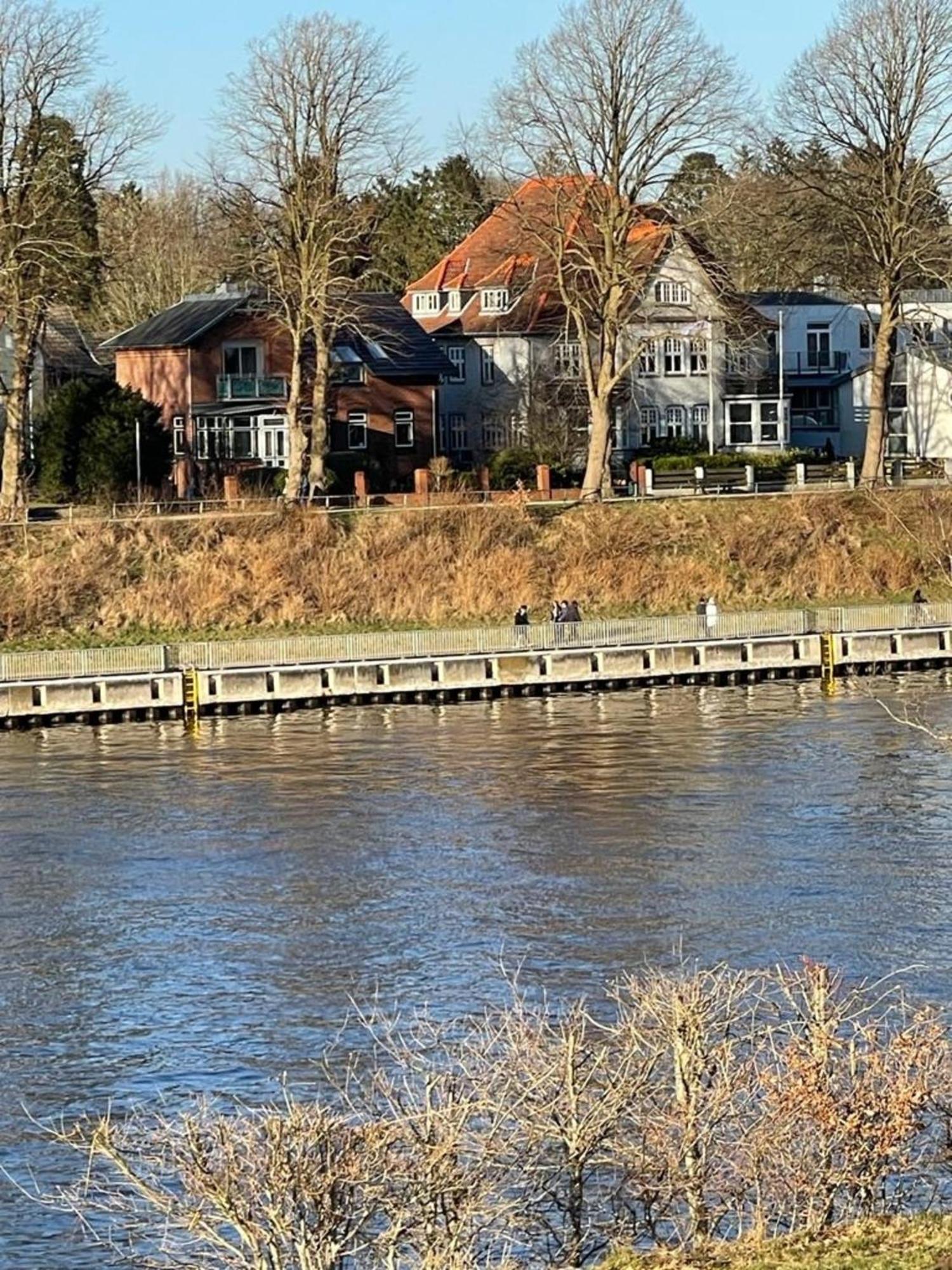 Kanalsuite Direkt Am Nord-Ostsee-Kanal Westerronfeld Eksteriør billede